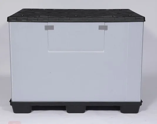 Customized Collapsible Corrugated autopack care packaging automotive Plastic Box with Pallet and Lid