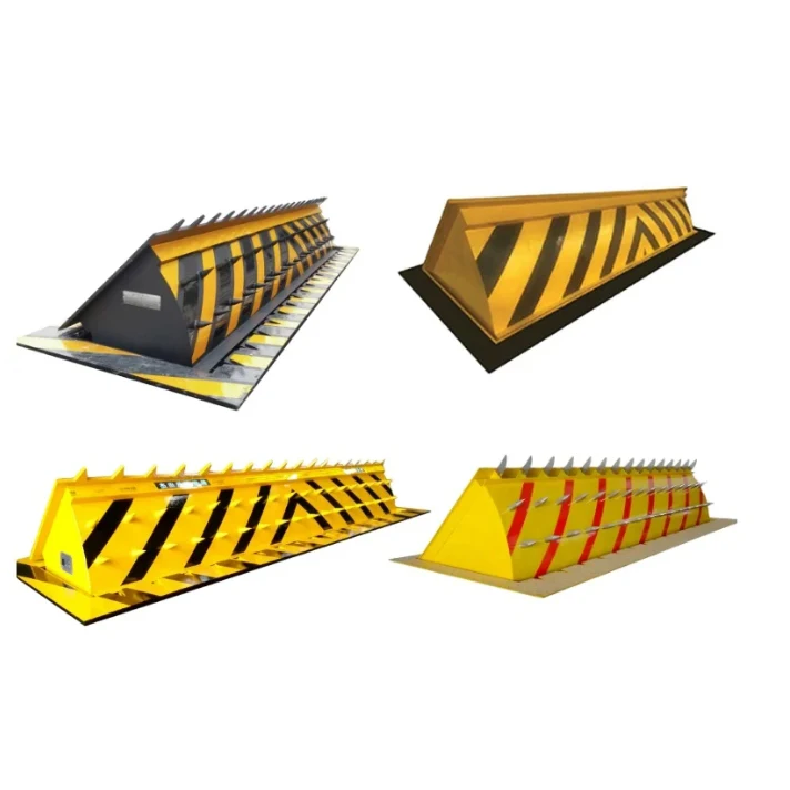 customize length and height 3-6m One-Way Roadway Safety Automatic Traffic Control Hydraulic Road Blocker With Spike