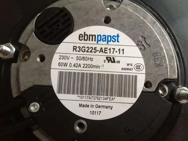 R3G225-AE17-11  R3G225-AE17-G01 /03  air purifier EC frequency conversion centrifugal wind