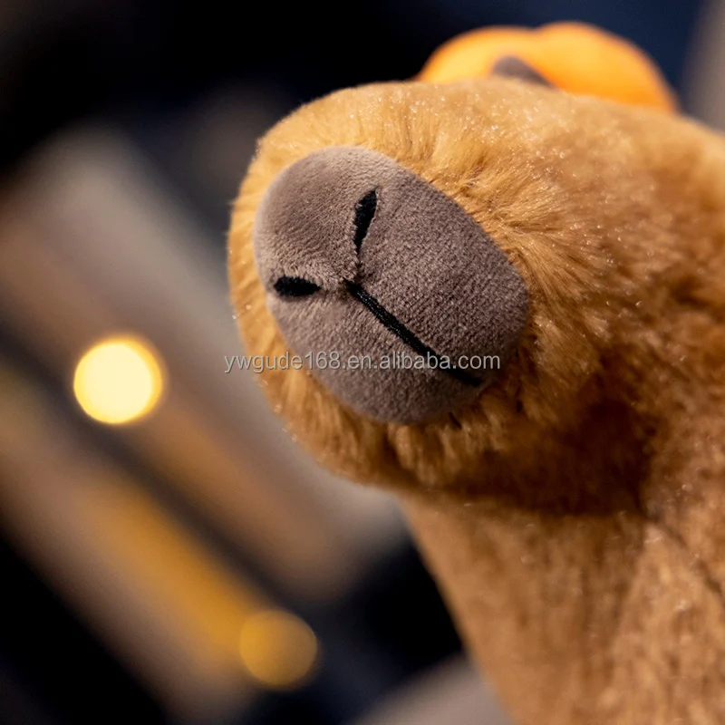 Simulation Capybara Plush Toys Stuffed Animal Kawaii Fluffty Doll Plush Water Pig For Birthday Gift