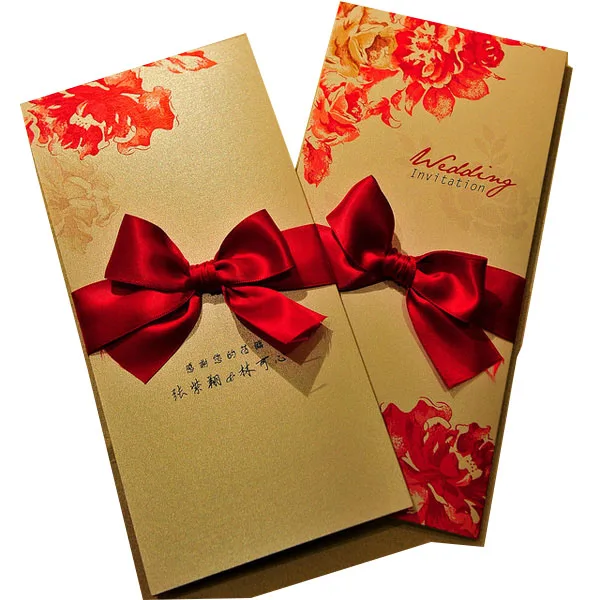 Invitation Printing Wedding Card Offset Printing Greeting Card Hot Stamping Datang Customized Paper Cardboard Box Custom Size