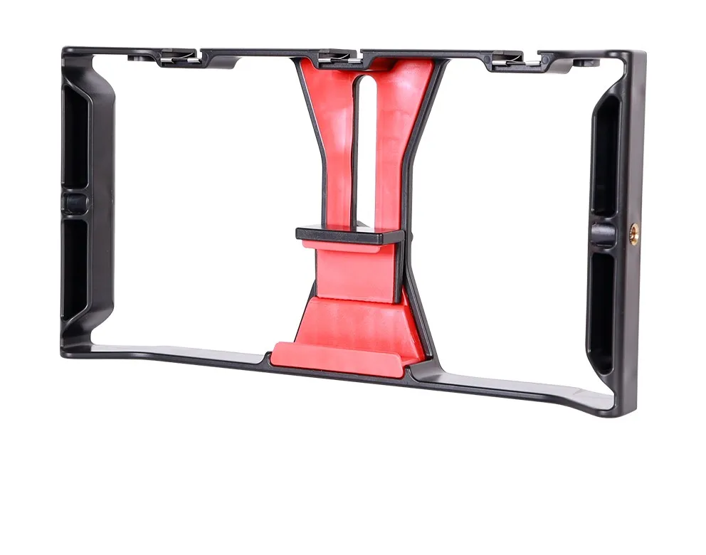 Kaliou D017 Video Camera Cage Stabilizer Film Steady Handle Grip Rig for Mobile Smart Phones