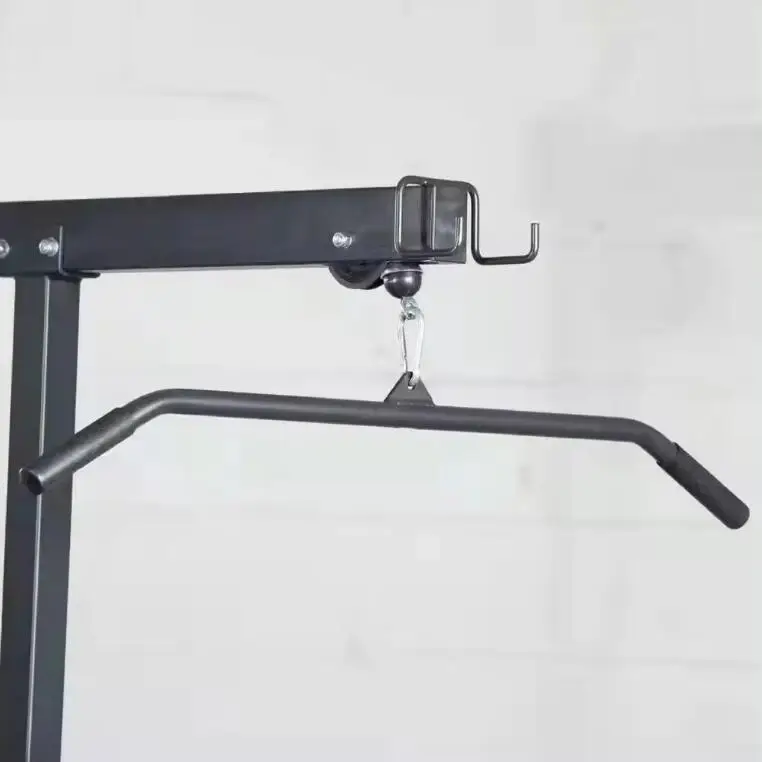 High Strength Metal Fitness Equipment Multi-Combination Squat Rack with Pull-Up Banner Stands & High Lat Pull-Down Bar Machine