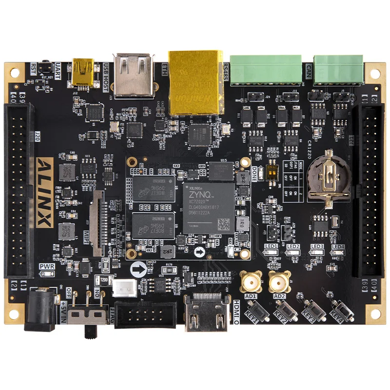 LT-Custom PCB Black and Golden FPGA Development Board Alinx Xinx Zynq 7000 7010 7020 Development Board Core Board Ax7z010