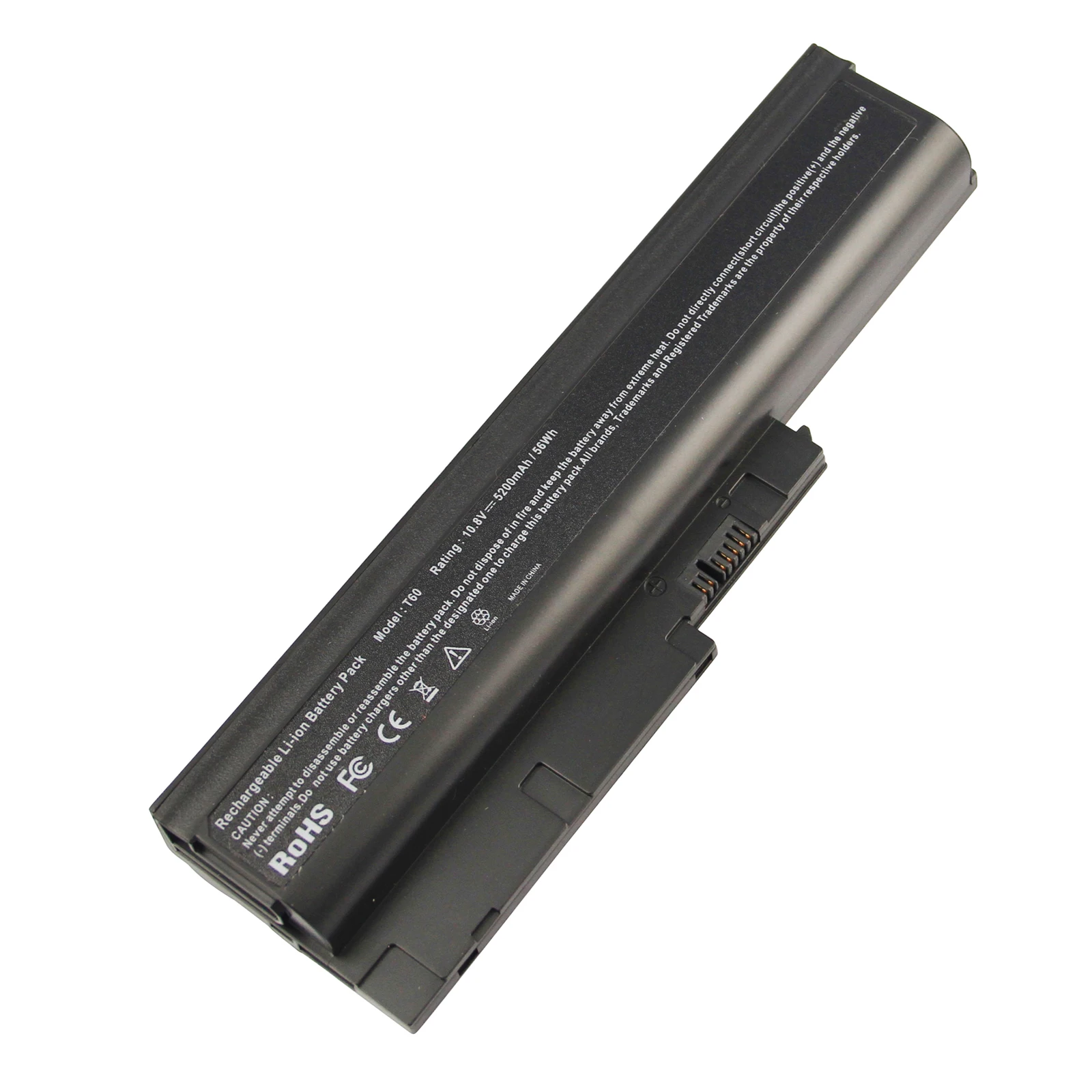 10.8V 5200mAh New T60 IBM ThinkPad T61 T61P SL300 SL500 92P1138 40Y6797 wholesale laptop battery for Lenovo