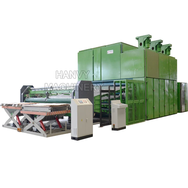 Plywood Machine 4 decks 3000mm 3900mm 4800mm 5900mm working width Veneer Dryer Machine With Automatic Veneer Loader