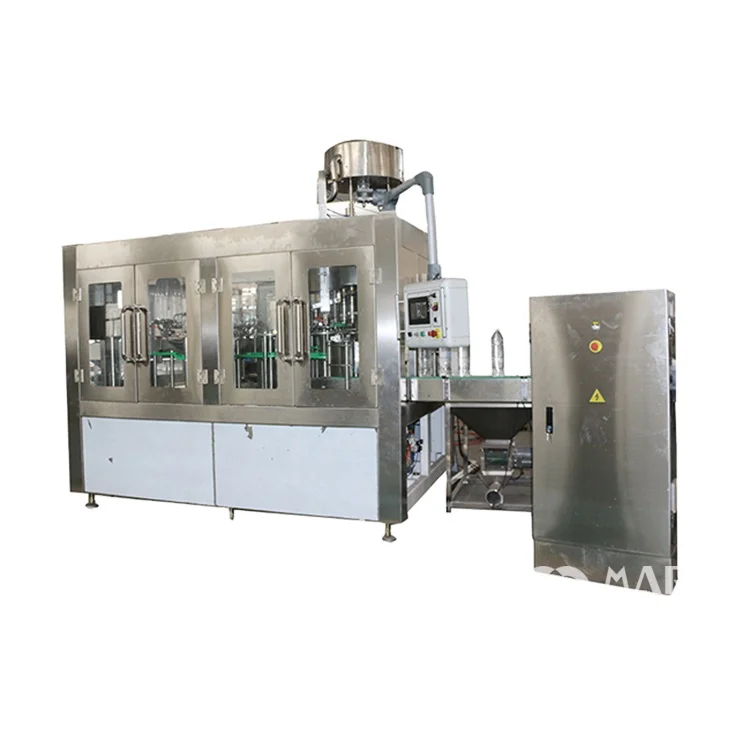 Mango Juice Filling Machine Pomegranate Litchi Juice Filling Processing Line / Tea Bottling Machine