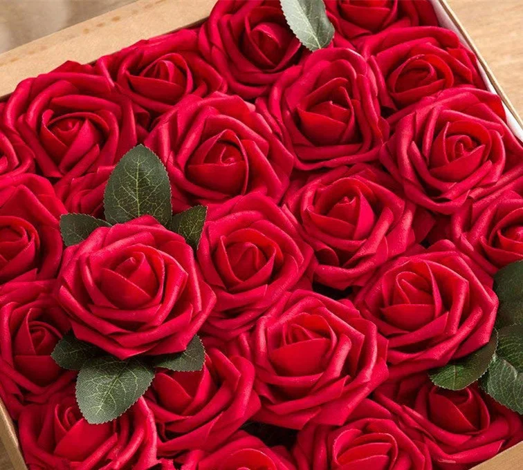A-1183 DIY Floral Foam Rose Flower Arrangement for Preserved Roses For Gift