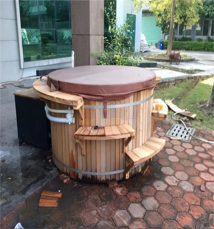 European Bathtub Round Big Portable Large SPA Hot Tub For 10 People Hot Tube Outdoor SPA Tubs