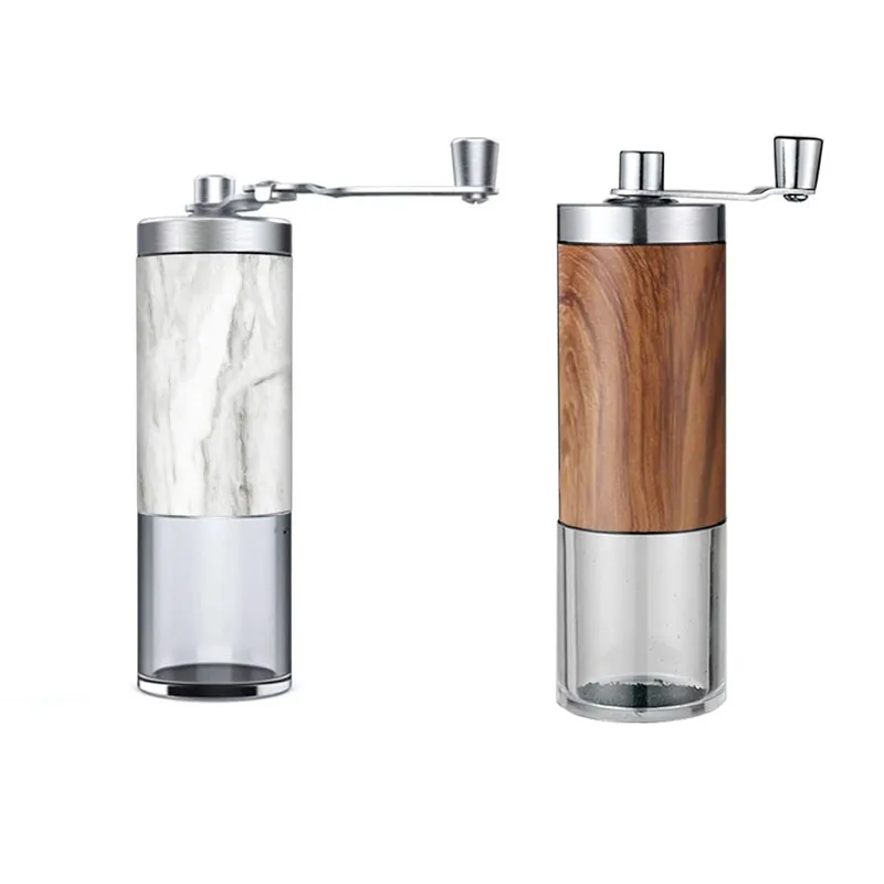 OEM Luxury Detachable Rinsing Adjustable Small Hand Mill Machine Portable Stainless Steel Mill Bean Manual Coffee Grinders