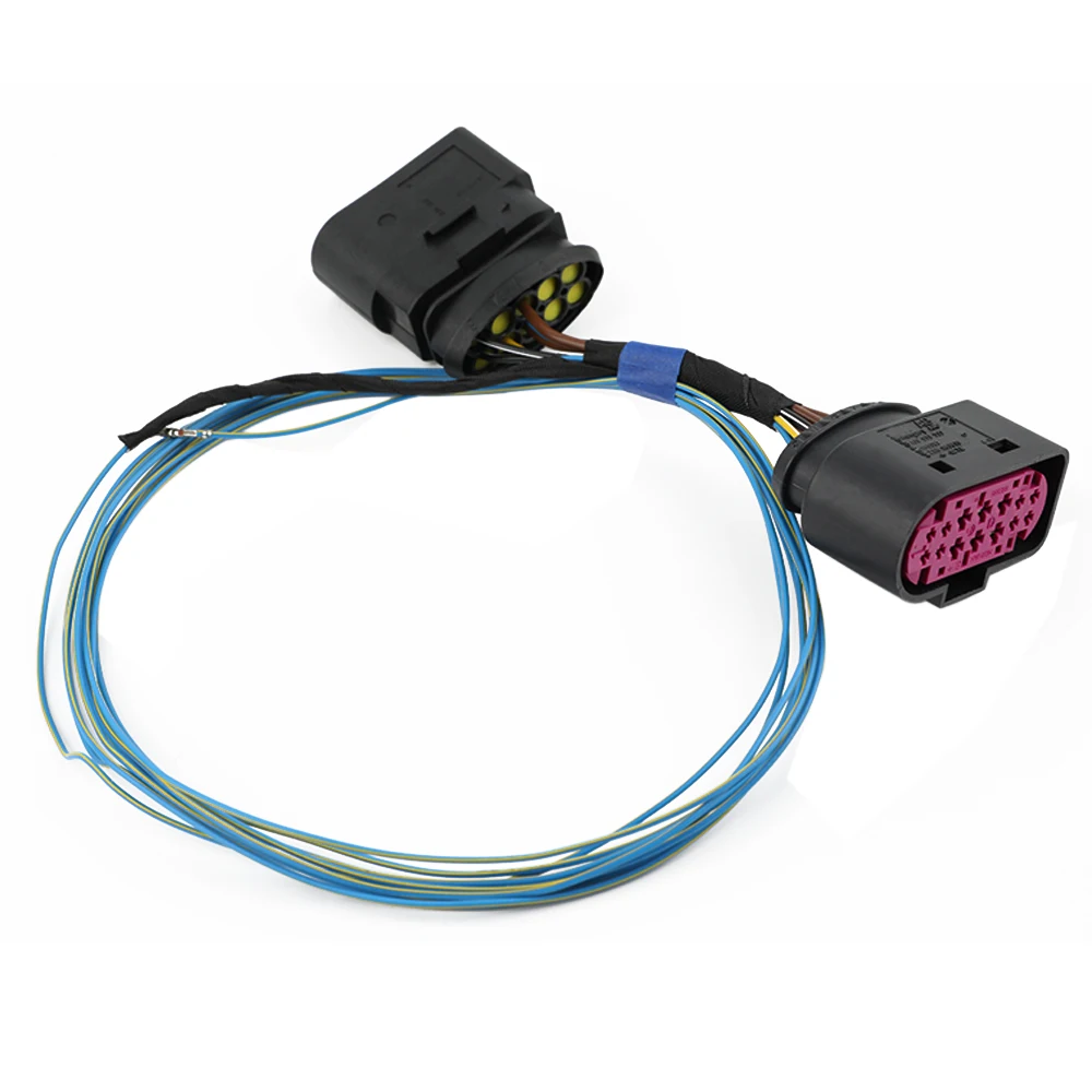 OEM 10 to 14 Pin HID Xenon Headlight Connector Adapter for Volkswagen Golf 6 MK6 VI High Quality