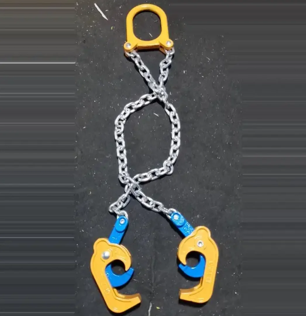 vertical drum clamp barrel lift drum lifter universal oil grab oil drum lifter clamp with chain