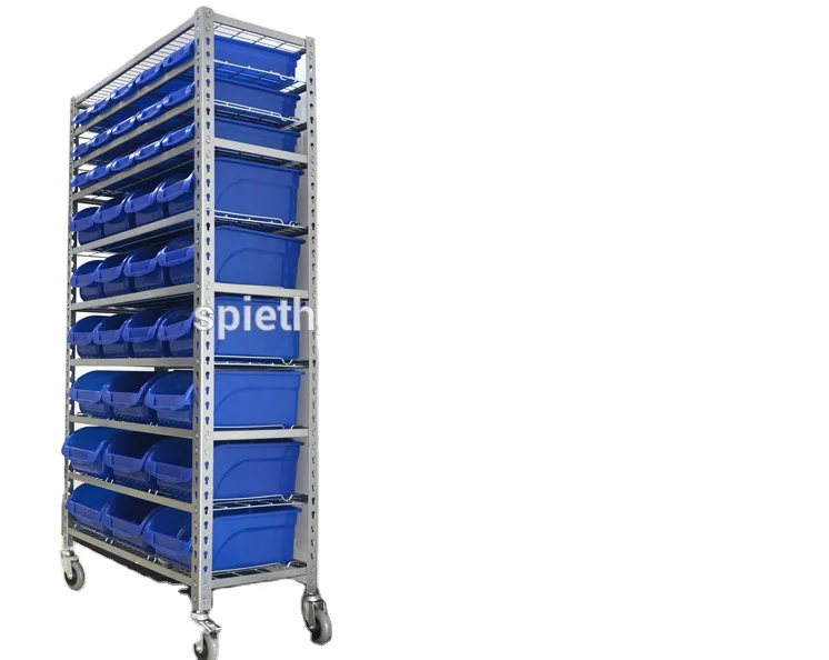 Коммерческая полка пластиковые гаражные контейнеры стойка для хранения