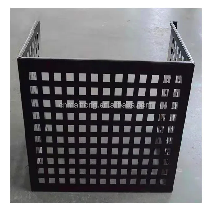 Modern Design Laser Cut Outdoor Air Conditioner Cover in Aluminum