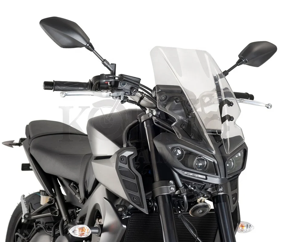 Подходит для Yamaha MT09 FZ-09 MT-09 2017-2020 фара мотоцикла + передний верхний обтекатель хомут панель нос кронштейн фары комплект 2018
