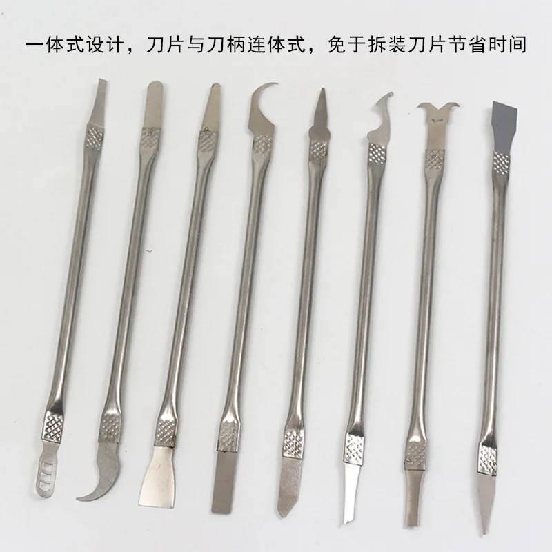 8 In 1 Disassembly IC Chip Repair Thin Knife Blade Tool CPU Remover Glue Pry Knife Set Repair Tool Pry