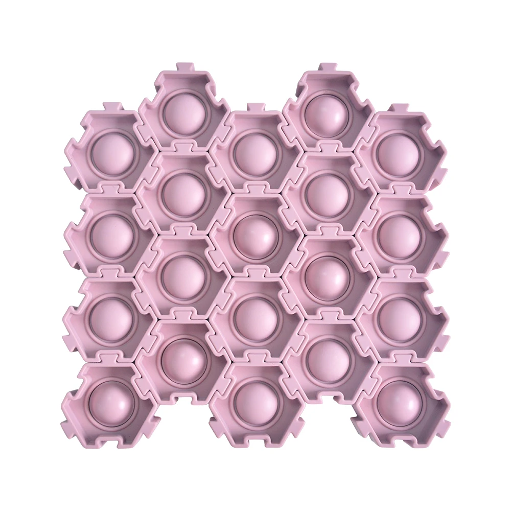 Montessori Material Kids Educational Toys For Baby Soft Silicone Blocks Building Blocks Set For 3D Custom Jigsaw Puzzle