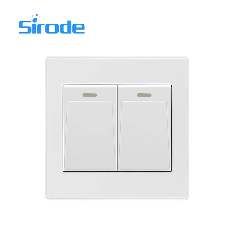 Sirode 5 pin Британский стандарт переключила гнездо с неоновым звездным свечением настенная розетка маленькая кнопка; Лидер продаж; Оптовая продажа от