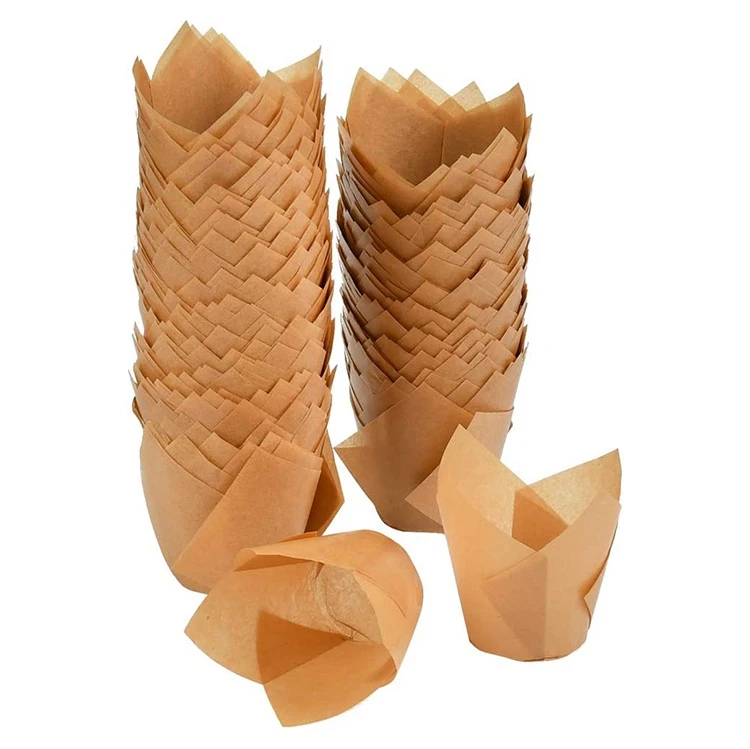Wholesale foodgrade greaseproof paper muffin liner cake wrapper liners baking cup