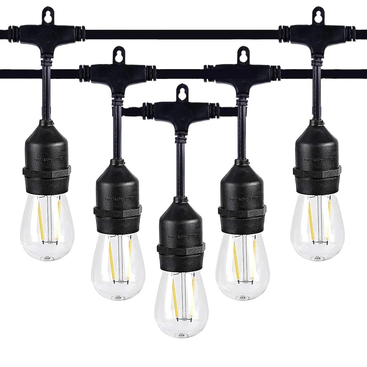 waterproof garden holiday Christmas ball string lights outdoor curtain lighting of copper wire led string light