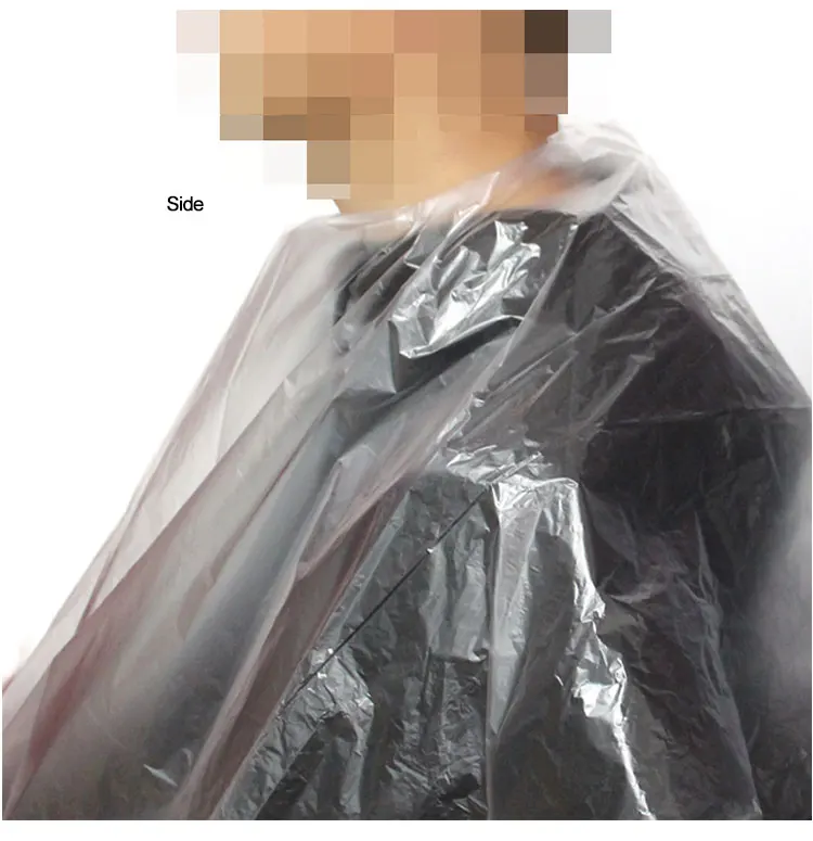 New Arrival Professional Pe Disposable Hair Cape