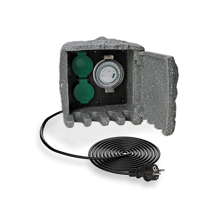 New Design Power Timer Stron Appearance Steckdose Waterproof Outlet Garden Power Stake Outdoor Socket