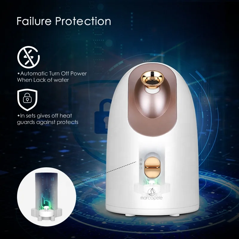 Beauty Equipment Home Use Skin Care Machine Face Sauna Spray Hot and Cold Nano Vapor Ozono Facial Steamer Humidifier Face Steam