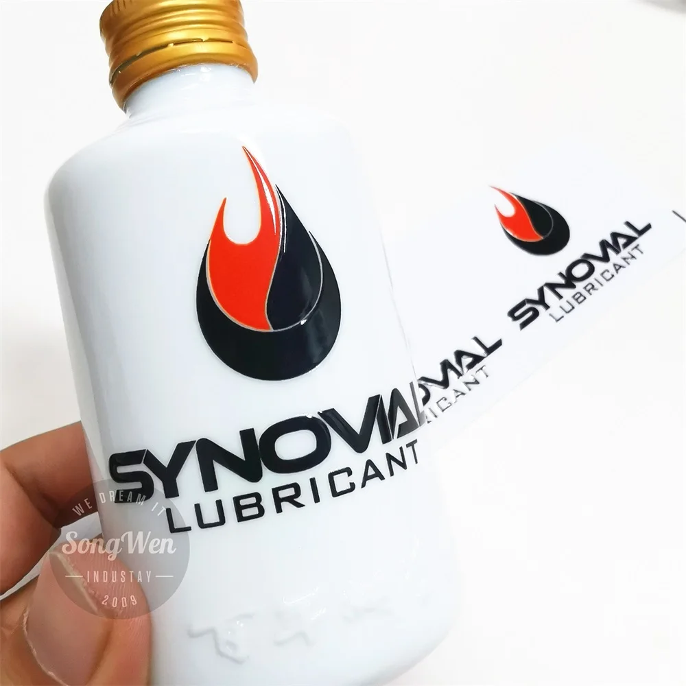 Custom Brand Logo UV Transfer Sticker Waterproof Vinyl UV Transfer Box Sticker Permanent Adhesive Labels Stickers For Packing