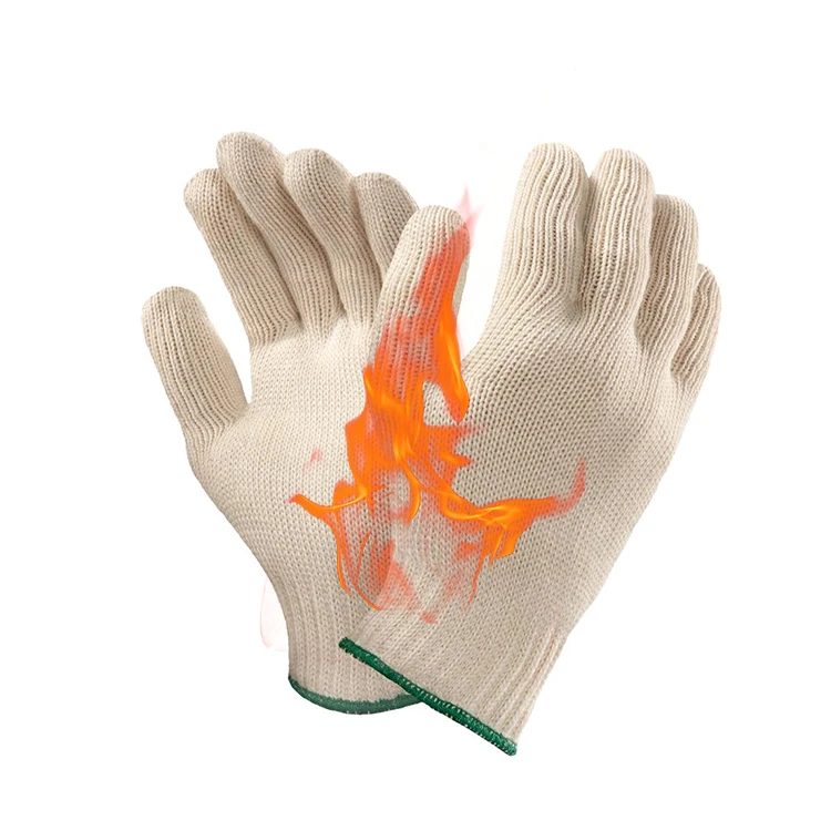 Heat Resistant Oven Mitt Glove Set Microwave BBQ Cotton Glove