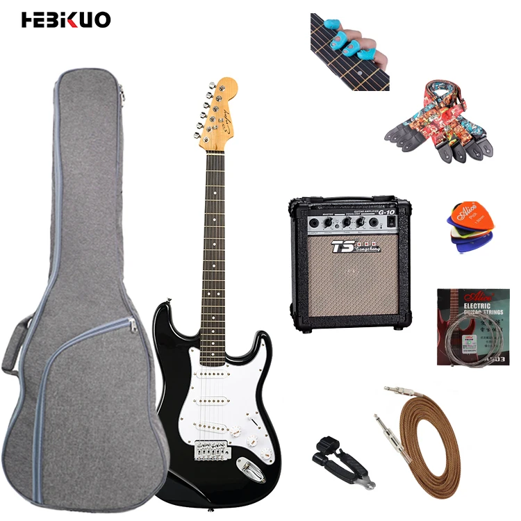 oem Manufacturer carbon fiber diy electric guitar kits colorful guitar electric
