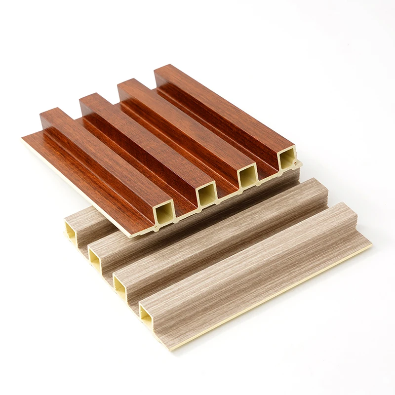 OEM Multi Size Popular Discount PVC Wpc Wall Panel De Pvc Efecto Madera Para Pared