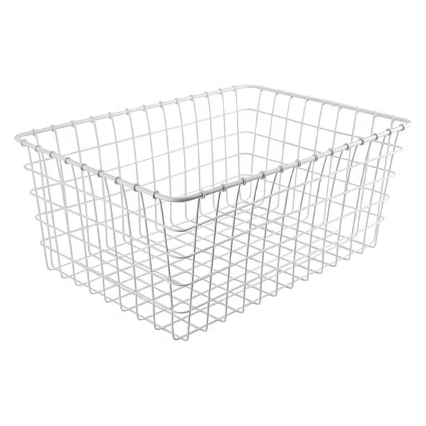 Factory Direct Sale Durable Metal Wire Bike Cargo Basket Front For Dog