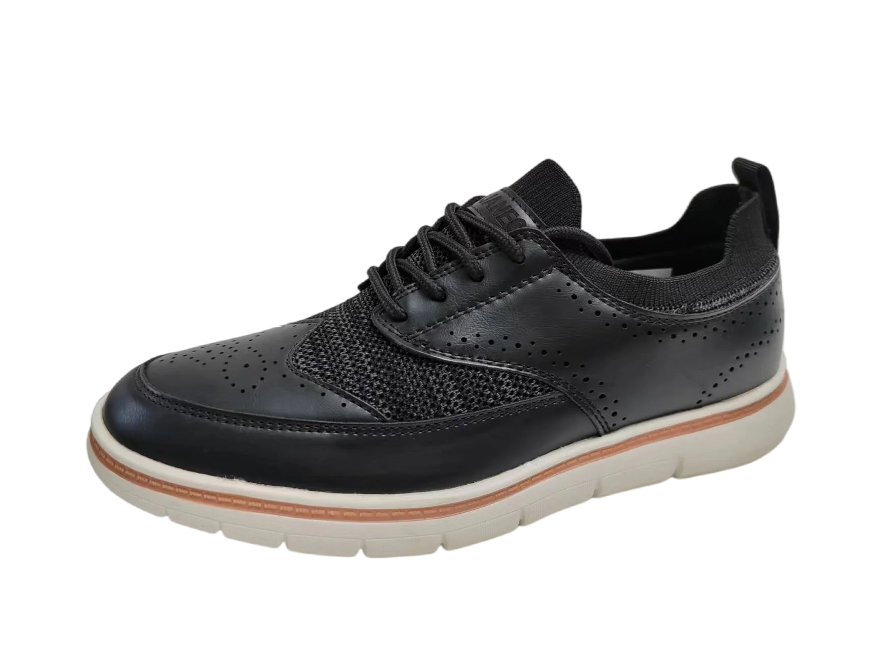 New Design Classical Lace-up Comfortable Men Sneaker Fly Weaving And Pu Upper Casual Shoes For Men