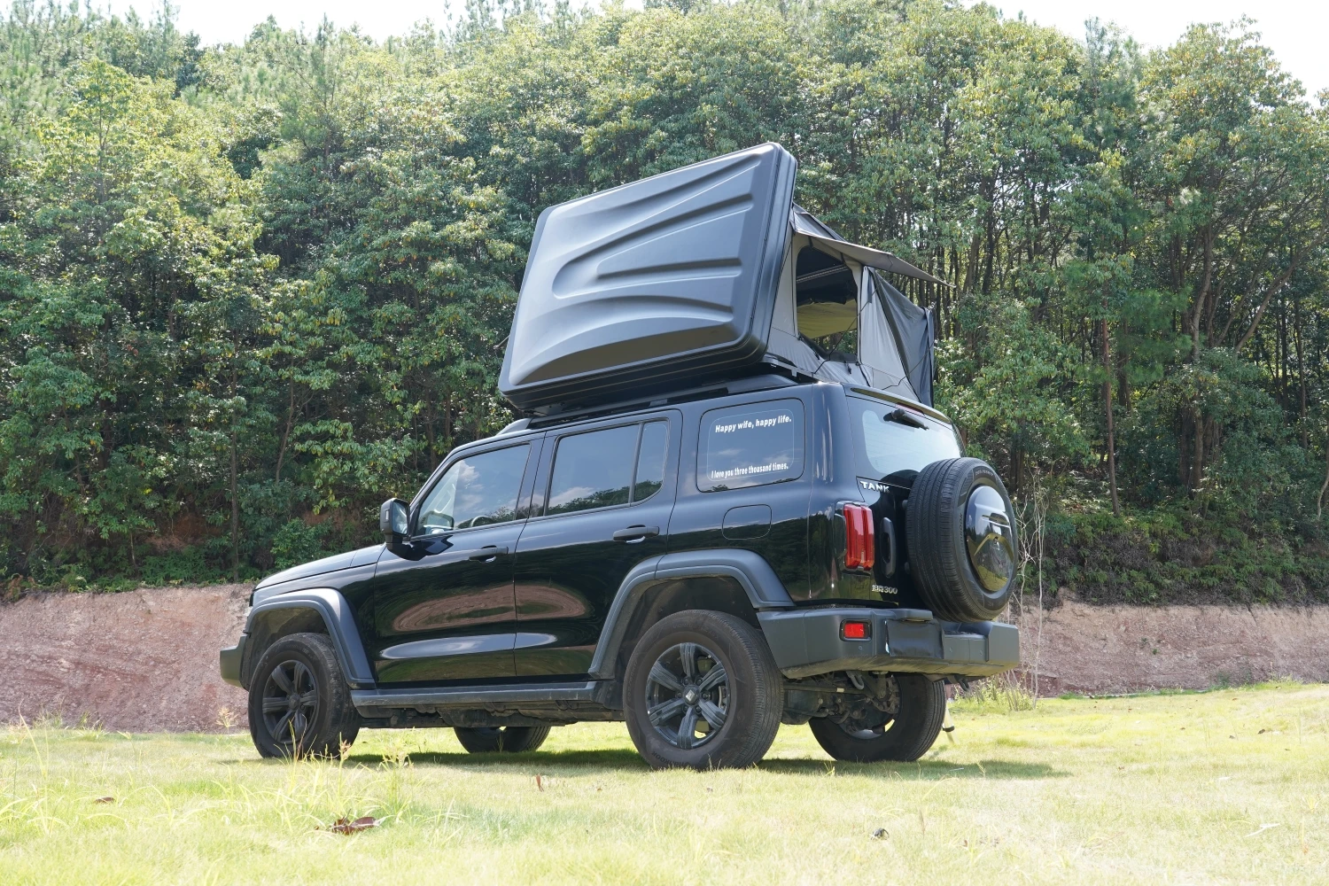 2024 3 4 человека кемпинг 4x4 над землей палатка на крыше открывающаяся сбоку жесткий корпус багажник крышу грузовика