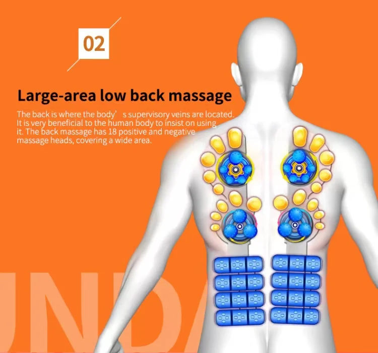 Всего тела 8 режимов автомобиля сиденье вибрации с подогревом шиацу массажная подушка высокой