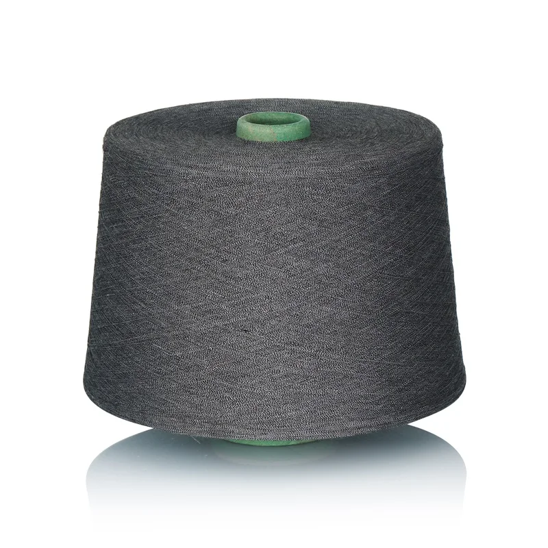 Factory wholesale High Tenacity Thread TC 80/20 Polyester Cotton Blended Yarn Siro Spinning Grey Yarn for Knitting
