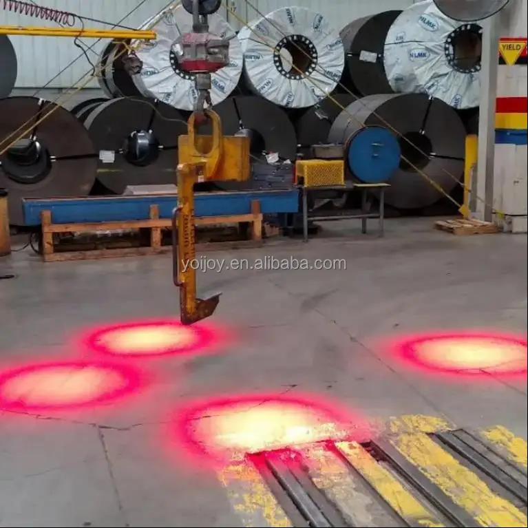 Yoijoys High Power 140W Overhead Crane Safety Warning Light Engineering Construction LED RED Line Safety Crane Lighting