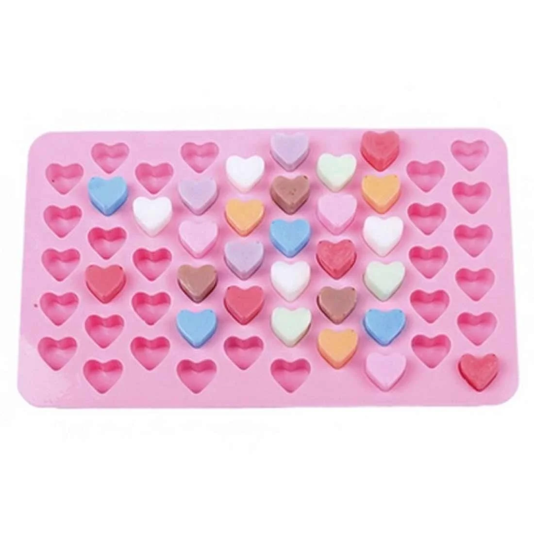 New Cake Tools Mold Chocolate  Tray Heart Shape Bakeware Cake Decoration Mold Cake Stand Baking Fondant Silicone Molds