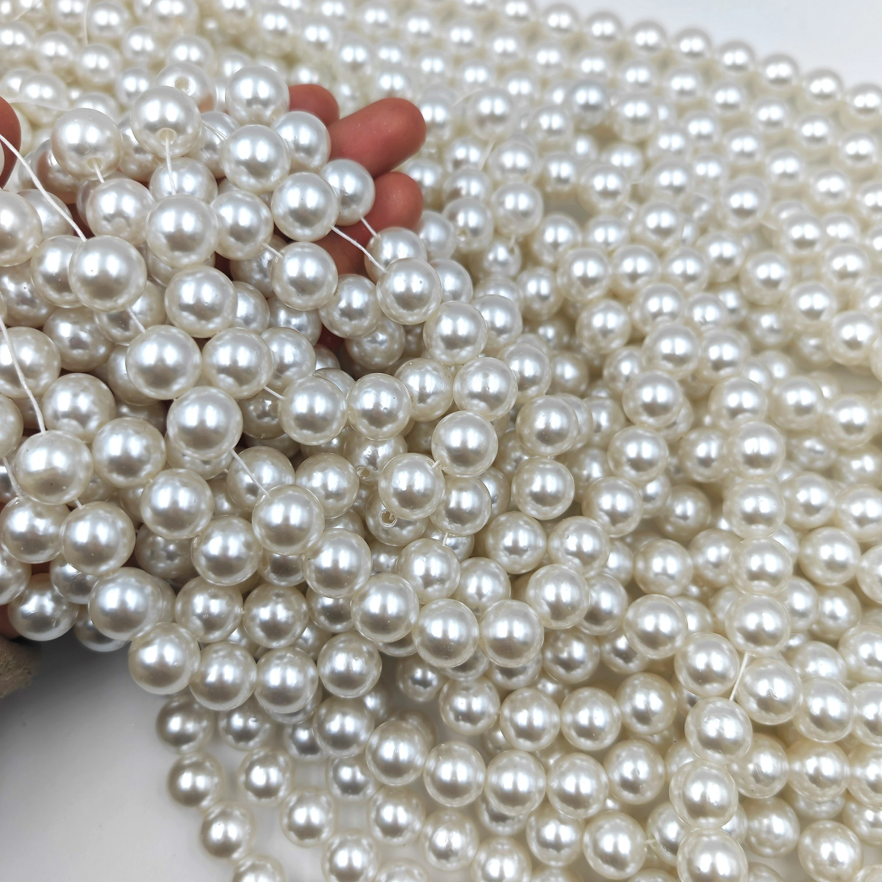 Nickel Free 14mm ABS Acrylic Beads Colorful Beaded Lace Plastic Loose  Pearl for Curtain Decoration