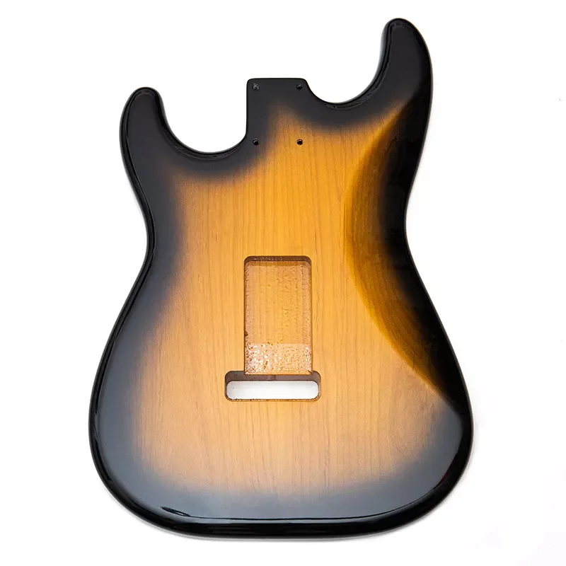 Wholesale DIY SSS Guitar Kits Alder Wood Unfinished Bass Carved Blank ST Style Guitar Part Accessories Electric Guitar Body