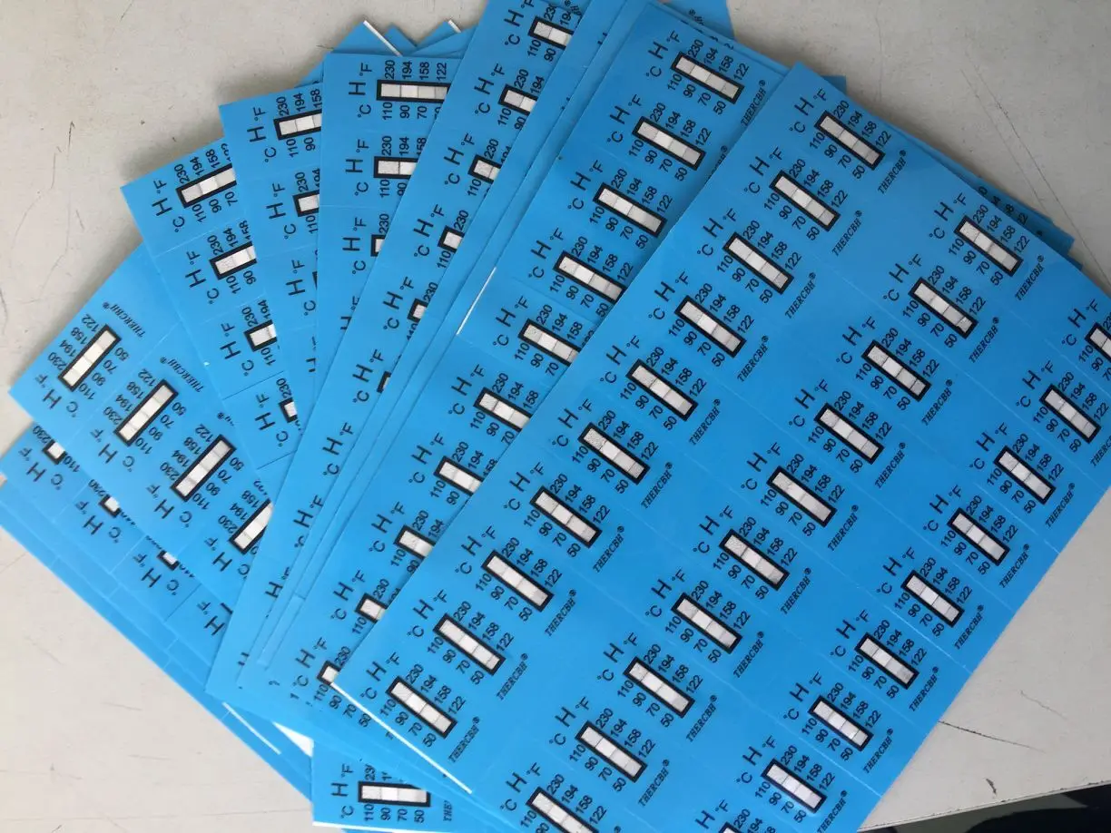 CBH 4A 37-46C,Overtemperature warning sticker,Thermax 4 level Thermal Monitor