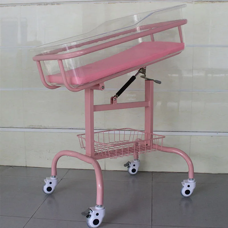 hospital baby trolley with ABS tray