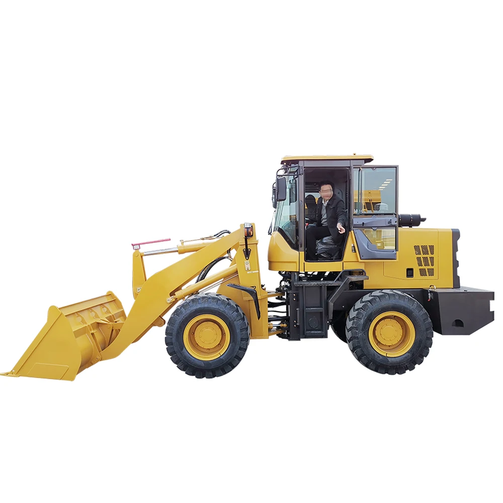 Mini garden farm tractors with 956 front end loader and backhoe mini track loader price rated capacity 3ton