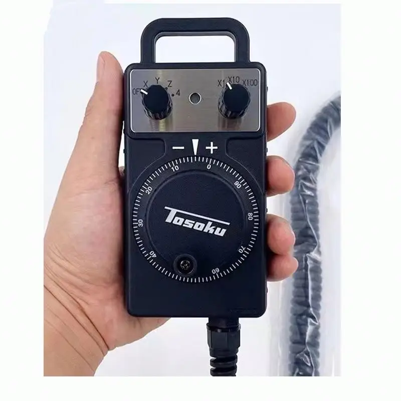 TEBAK Fanuc Mitsubishi Siemens Hc1 Series MPG 5 Axis Handwheel Handle Manual Pulse Generator HC115 HC121 HC11D