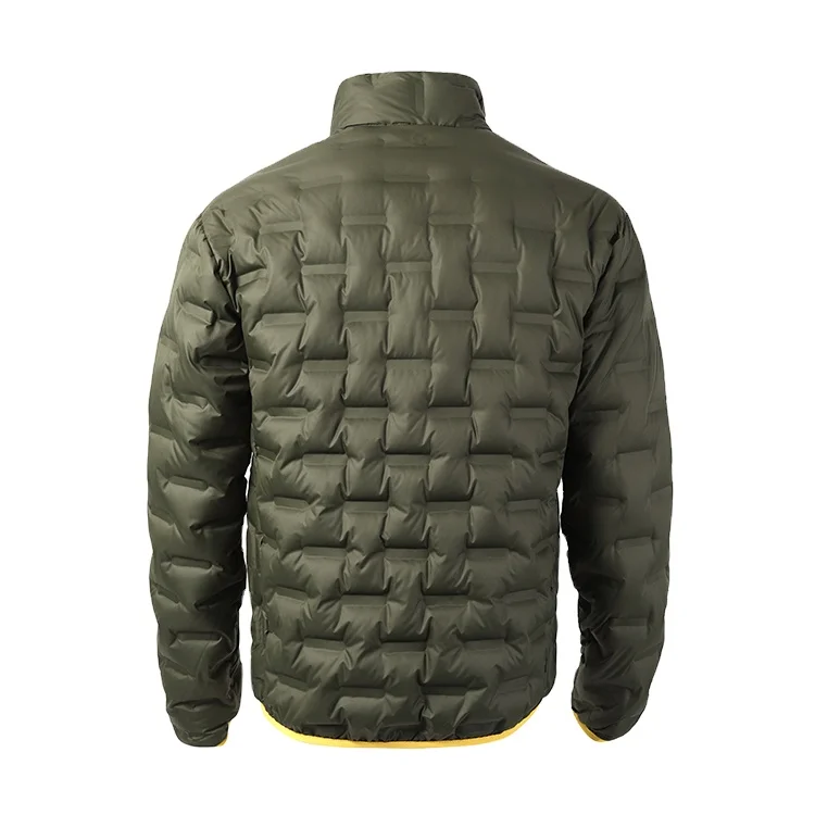 New products water repellent seamless welded thermoball packable men down jacket
