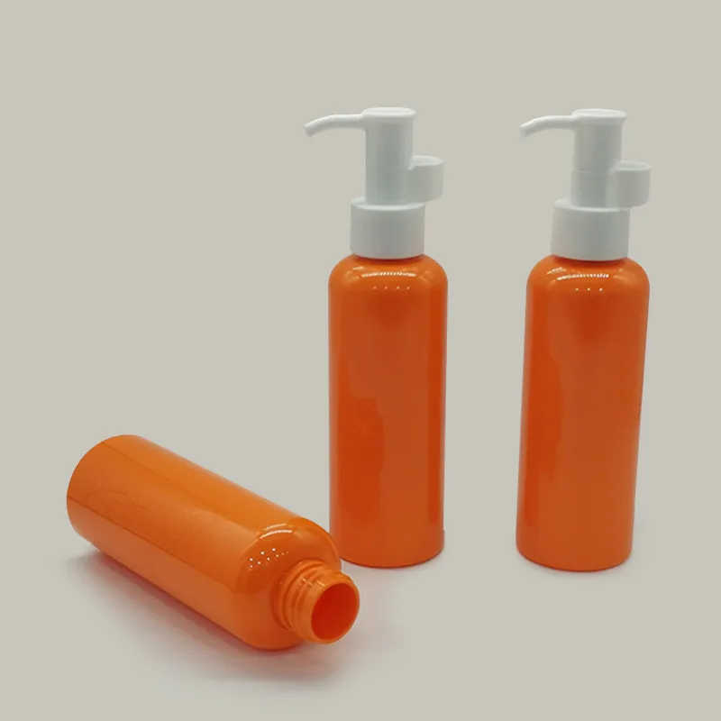 Spot PET plastic bottle 300ml 500ml lotion bottle white plastic bottle duck mouth pump