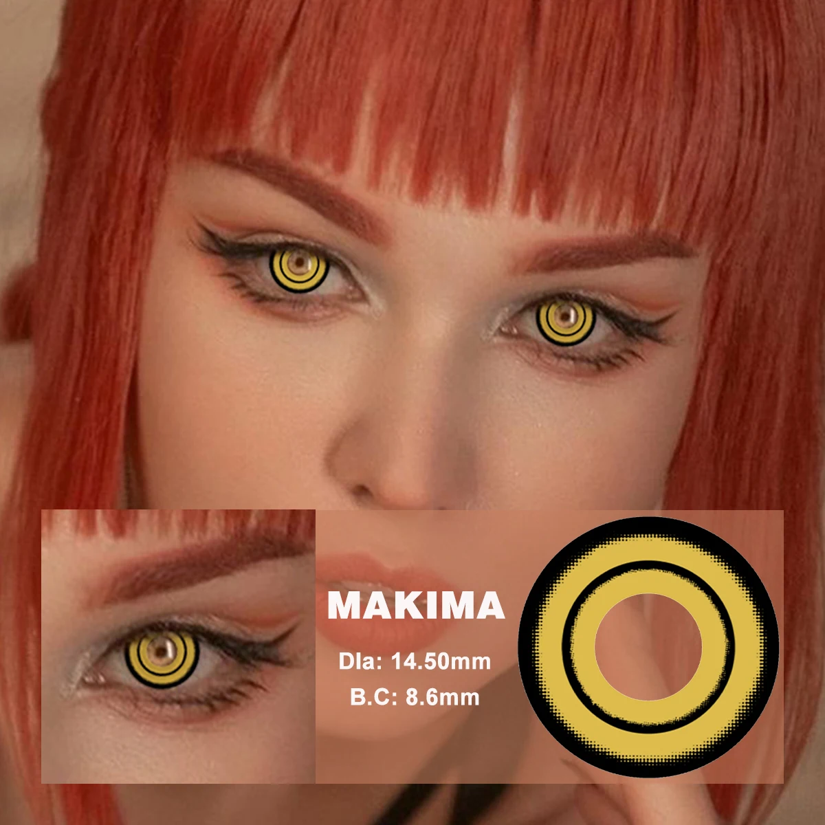 Lalens Anime Eye Colored Contact Lens With Power Realcon Manufacturer Halloween Cosplay Soft Contact Lenses Wholesale