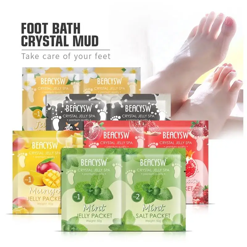 Wholesale Lemon Crystal Bath Salt Jelly Foot Bath Salt Crystal Mud Home Foot Care