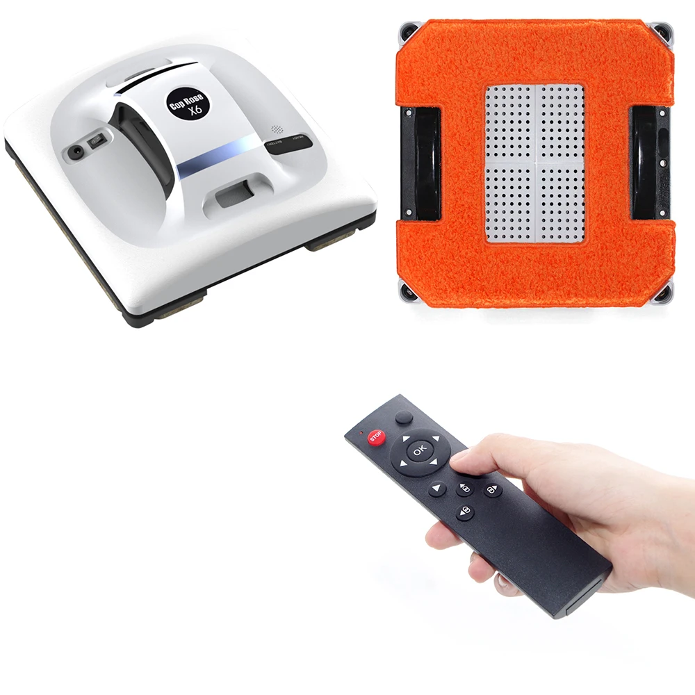 
New Arrival !!! Cop Rose X6 Intelligent Window Cleaning Robot, Automatic window cleaner, Window washing robot 