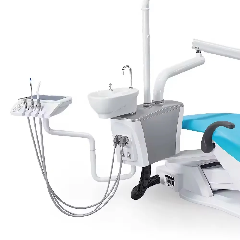 Dental Chair Unit  CE Approved High Quality Noiseless Dental Treatment Machine Dental Chair with Electricity Unit